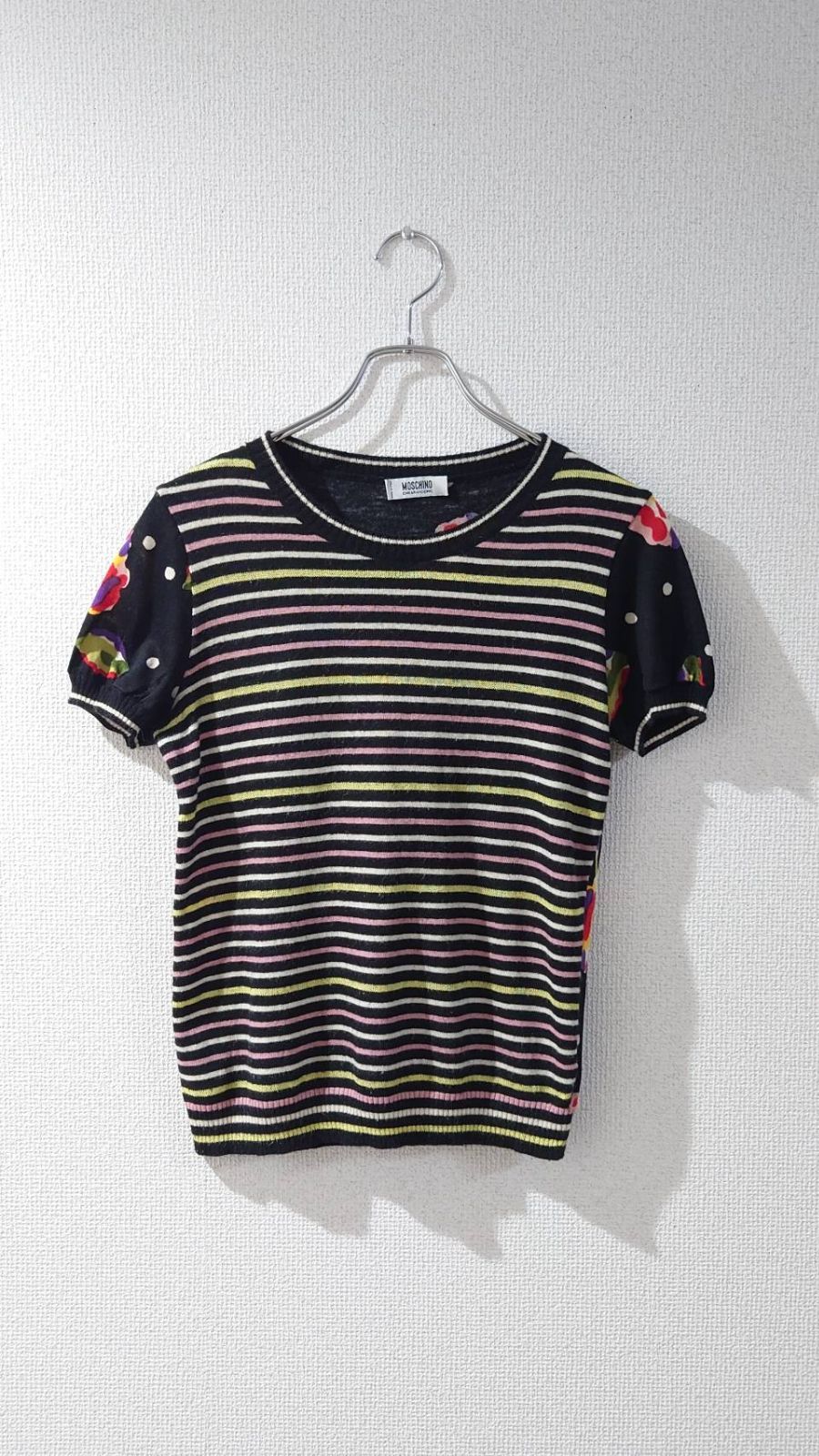 MOSCHINO CHEAP AND CHIC イタリア製 Short-sleeve sweater Women's:44