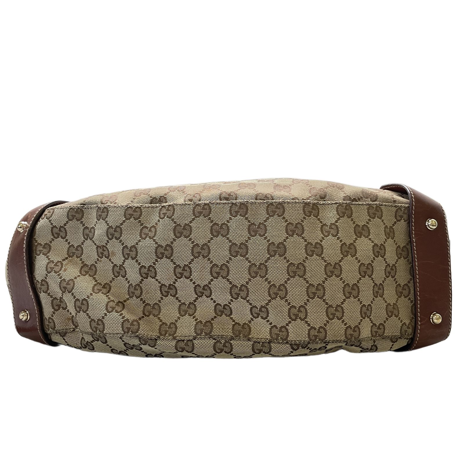 GUCCI グッチ 137621 GGキャンバス ホースビット トートバッグ 