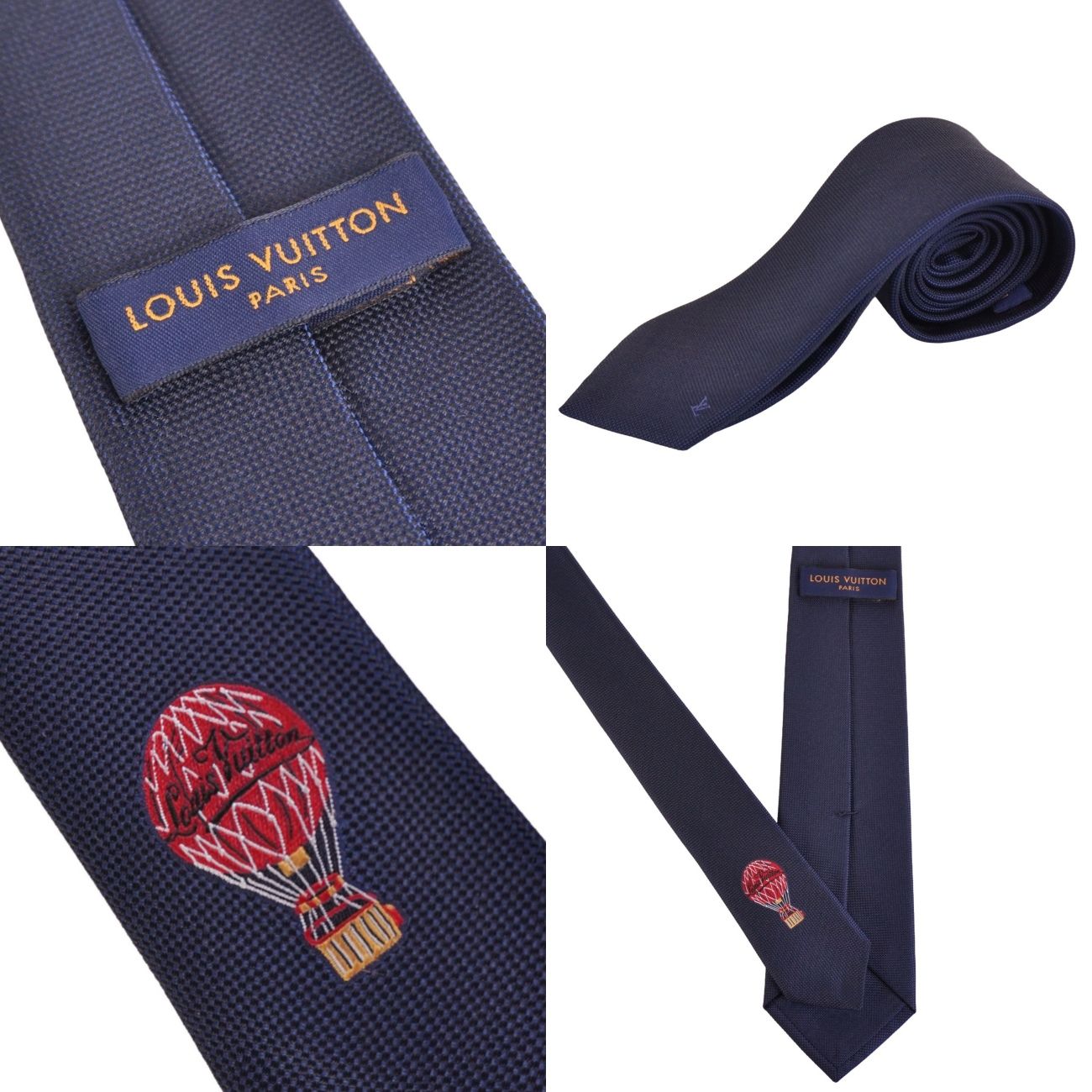 極美品 ルイヴィトン LOUIS VUITTON ネクタイ クラヴァット LVア