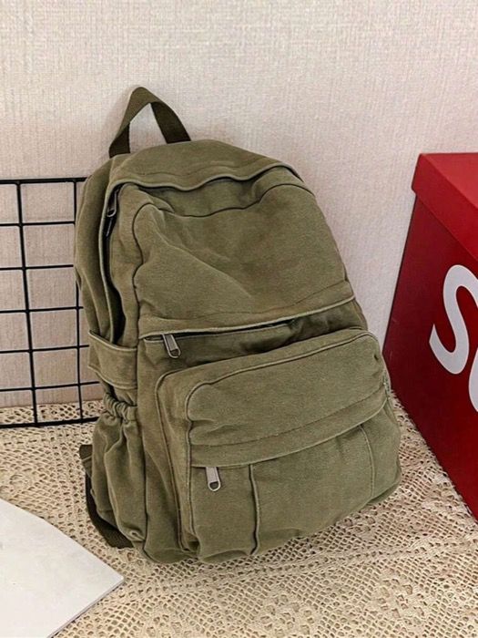 バッグ レディース バックパック ファッション性と多用途性を兼ね備えた レディース キャンバスバックパック、カジュアルデイパック