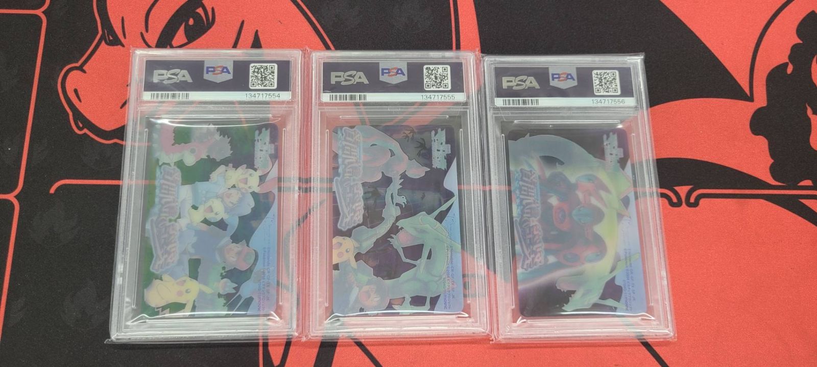 PSA8】裂空の訪問者 デオキシス クリアカードセット 3連番 - メルカリ