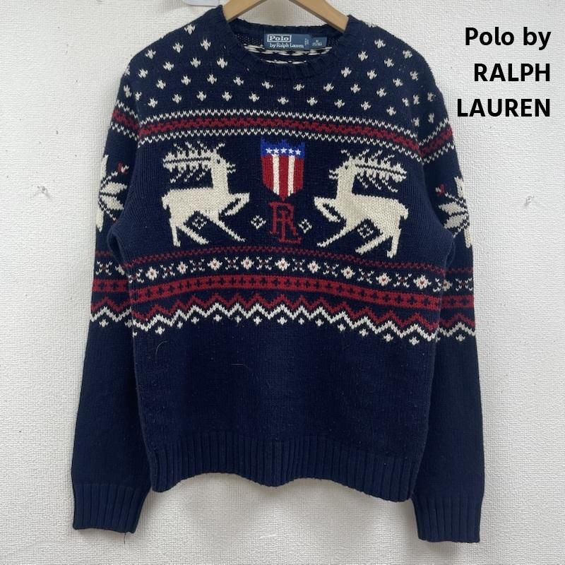 ポロバイラルフローレン 厚手 ニット トナカイ ノルディック セーター 0187209gh メンズ M ISItems【USED】【古着】【中古】50160031