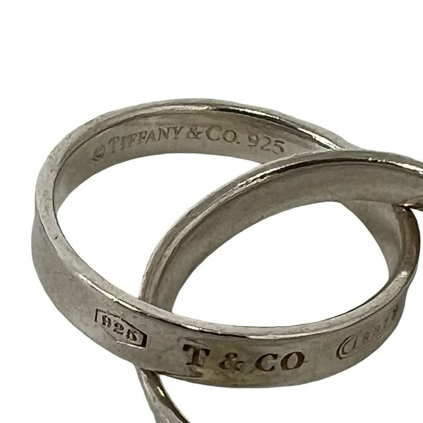 極 美品 TIFFANY&Co. ティファニー ヴィンテージ 1837 ダブル ナロー