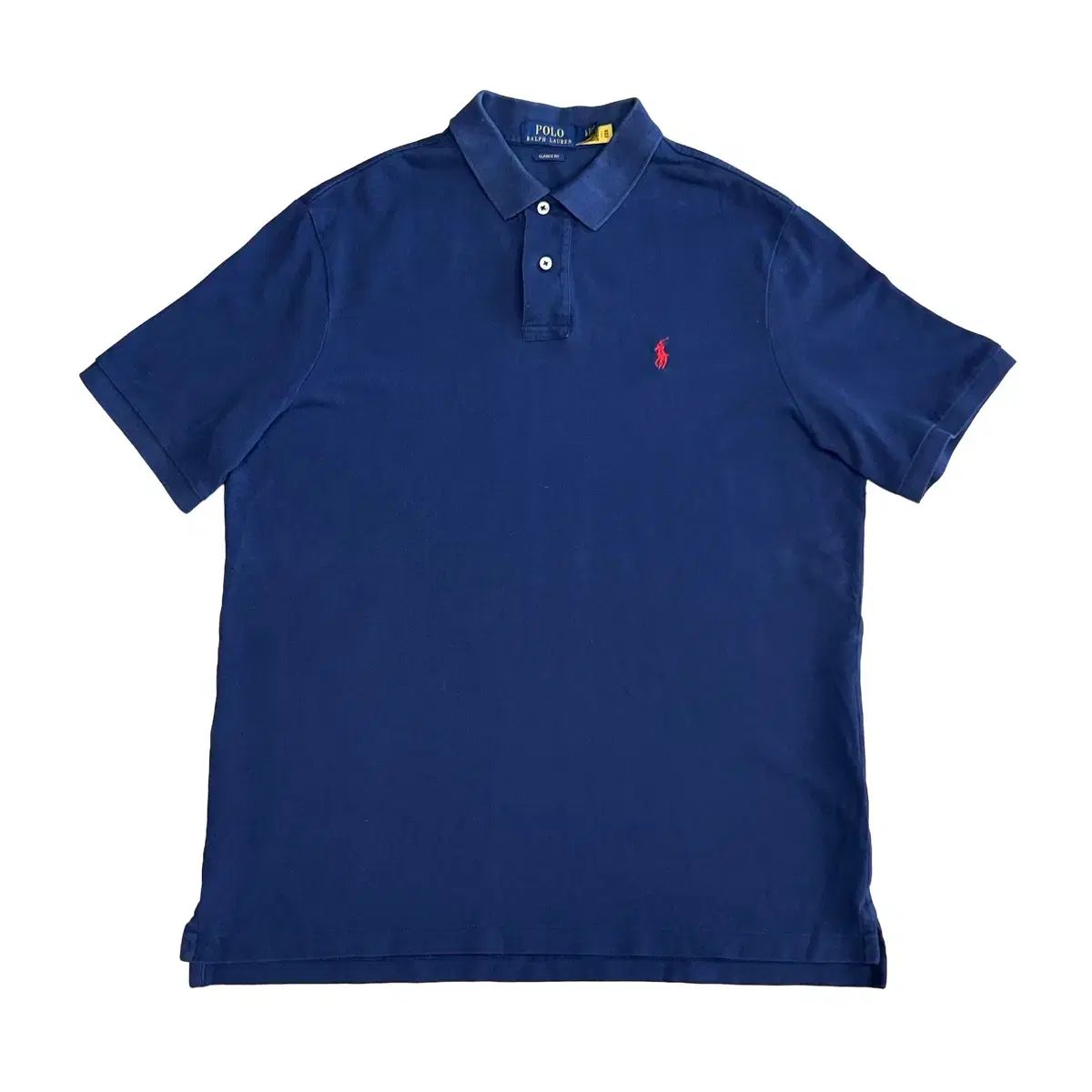 L POLO RALPH LAUREN (ポロラルフローレン) クラシックフィット (クラシックフィット) ネイビー (ネイビー) KARA (カラ) 半袖Tシャツ (半袖Tシャツ)