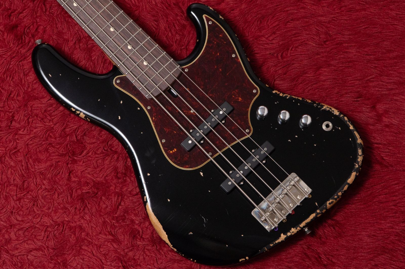 【new】Tsubasa Guitar Workshop / The Hopper 5st Black Aged 4.170kg #0709【GIB横浜】エレキベース