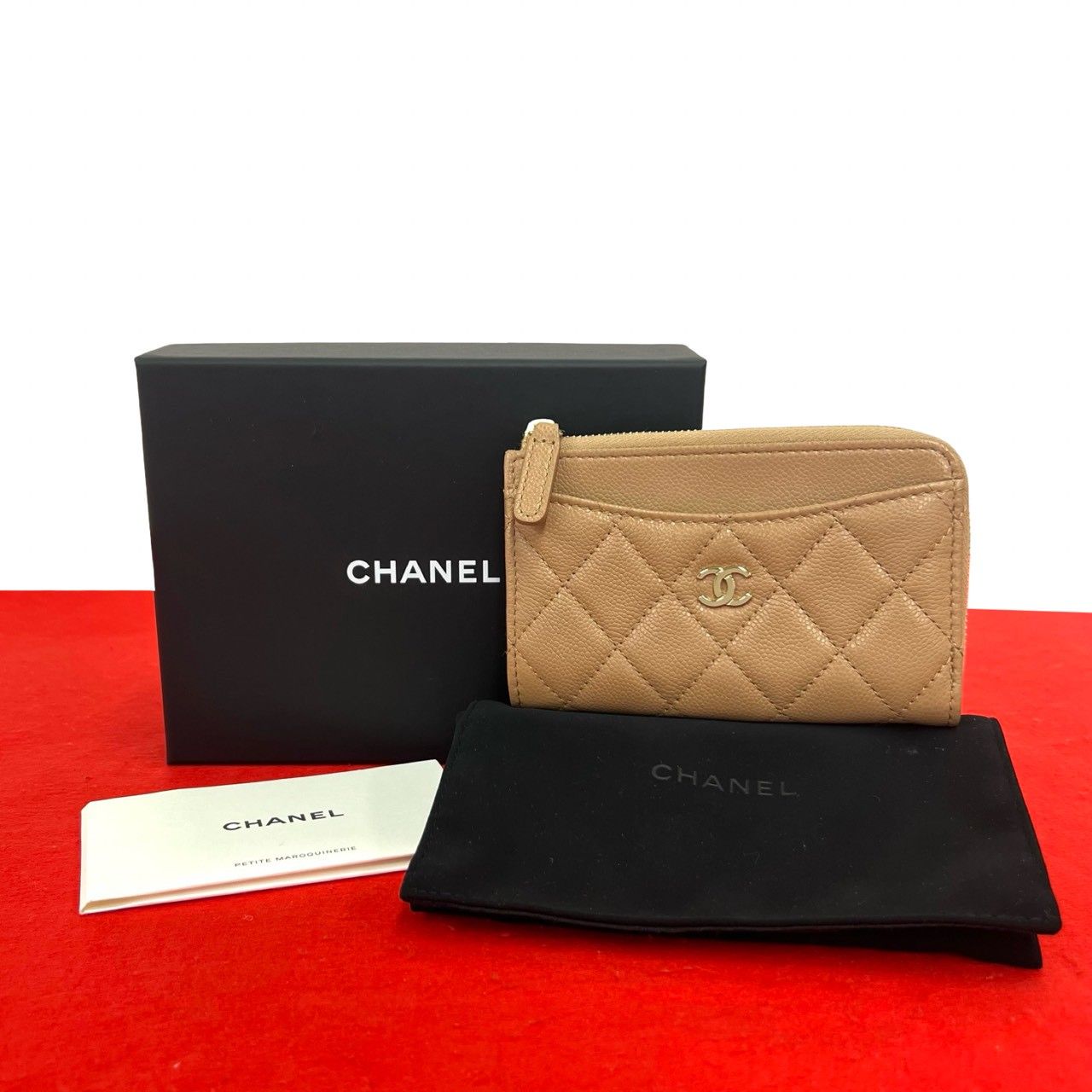 未使用保管品 箱 袋付 シール有 CHANEL シャネル フラグメントケース 