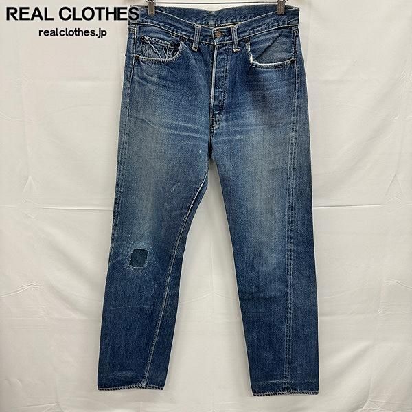 Levi's 60s 501 ビッグE初期 刻印W Vステッチ ウエストシングル デニムパンツ