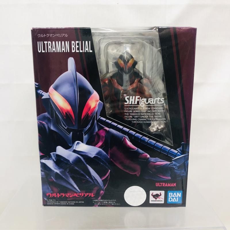 【中古品 美品】バンダイ SHFiguarts ウルトラマンベリアル 中古】開封※箱ｲﾀﾐ・日焼けｱﾘ)S.H.Figuarts ウルトラマンベリアル[22