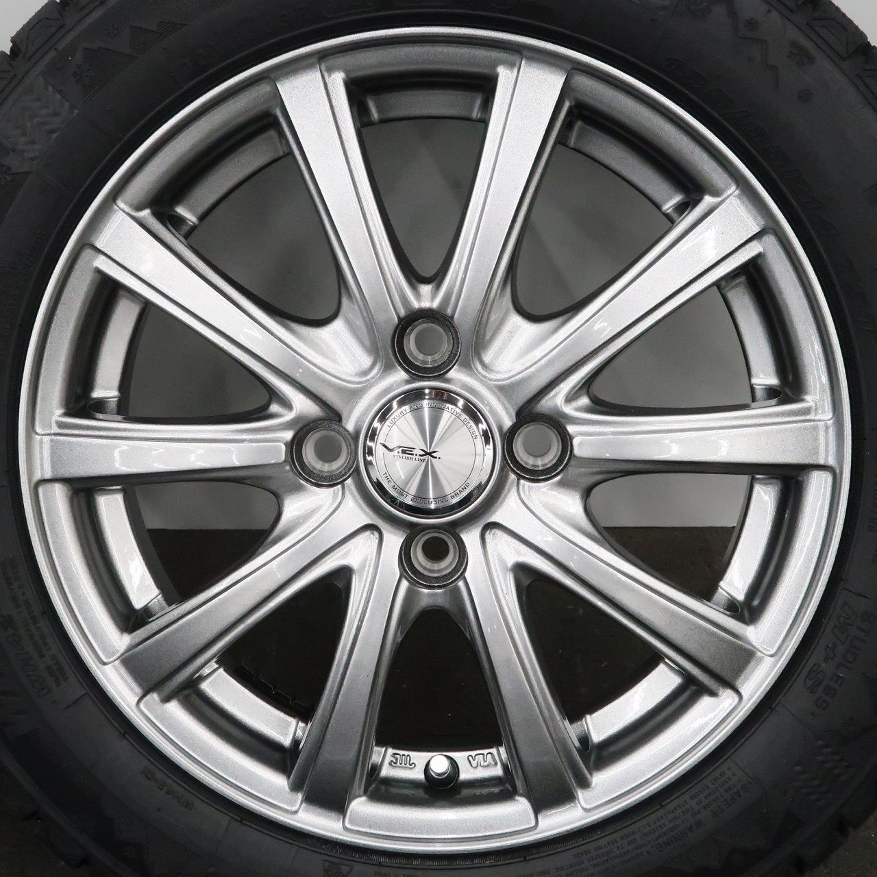 未使用タイヤ】軽自動車に 4本 社外 14インチ 4.5J+45 4H 100