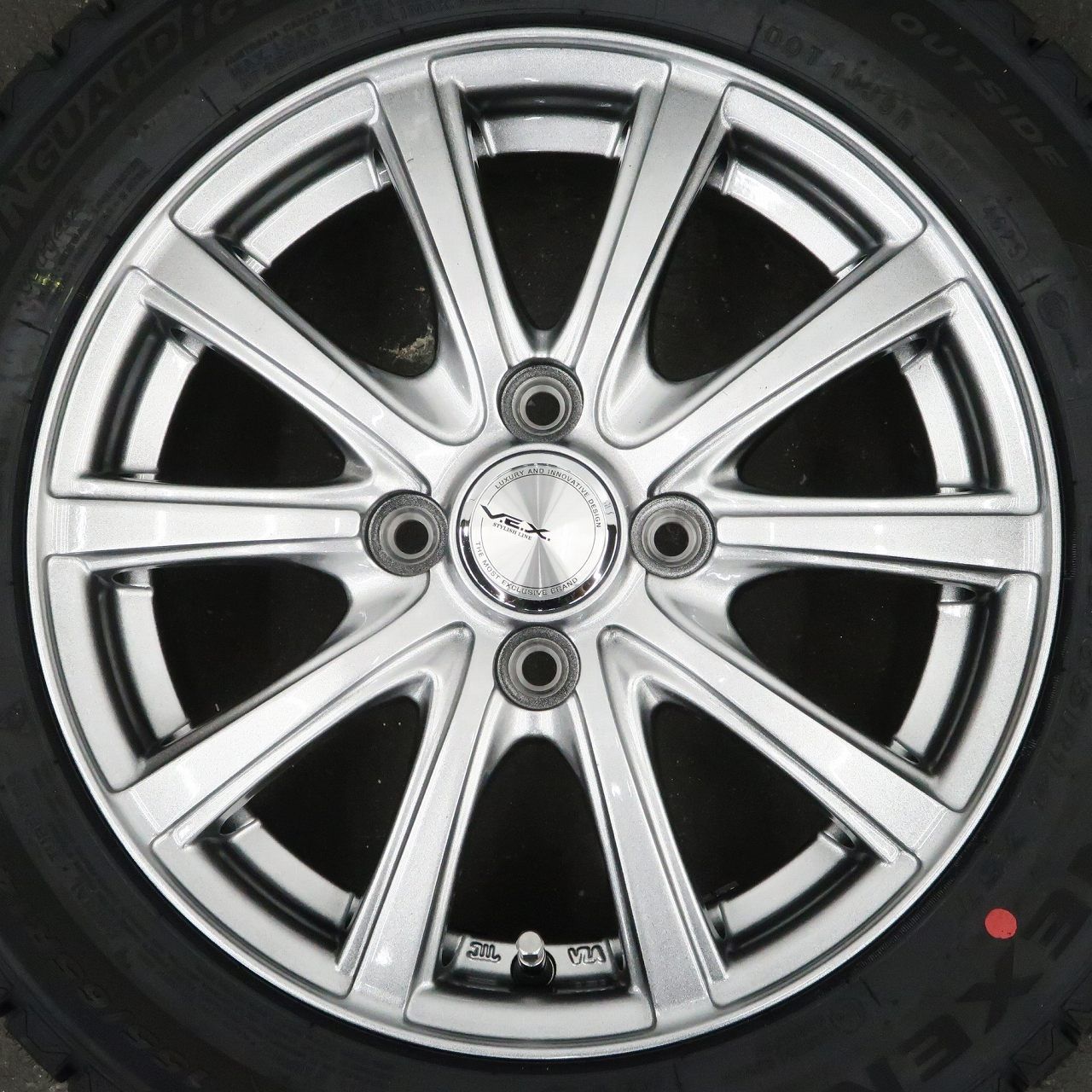 未使用タイヤ】軽自動車に 4本 社外 14インチ 4.5J+45 4H 100 未使用タイヤ】軽自動車に 4本 社外 14インチ 4.5J+45 4H 100