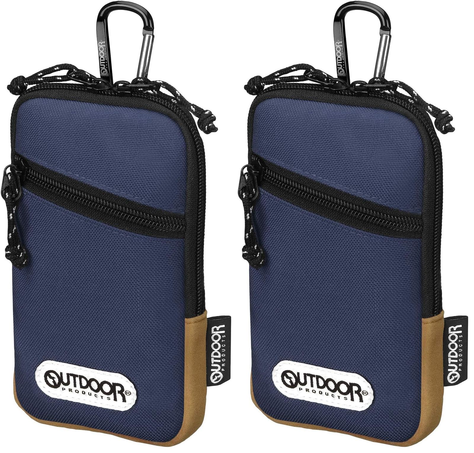 新品 ハクバ スマホケース OUTDOOR PRODUCTS(アウトドアプロダクツ) スマートフォンポーチ04 ネイビー カラビナ・ベルトループ付 iPhone 17、Air Galaxy S25、Google Pixel 10、AQUOS sense10、X