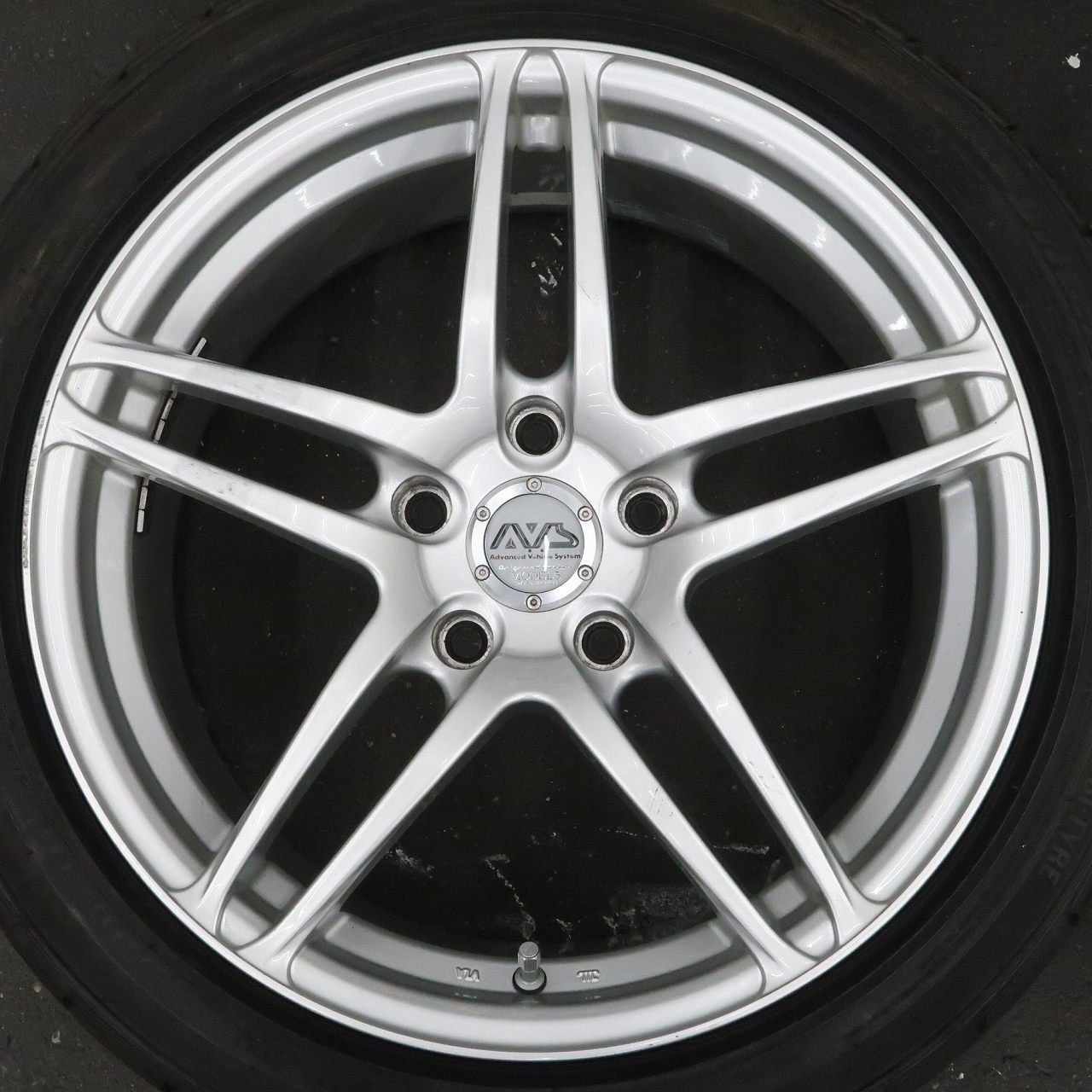 4本 YOKOHAMA AVS MODEL T5 17インチ 7J +35 8J +38 5H PCD114.3 