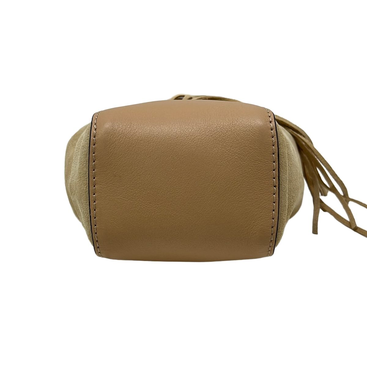 Chloe(クロエ) ショルダーバッグ - ピンクベージュ×ベージュ フリンジ 
