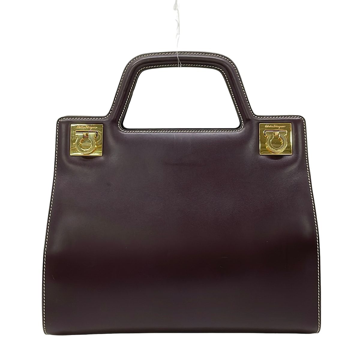 FERRAGAMO/SalvatoreFerragamo(サルバトーレフェラガモ) ハンドバッグ ガンチーニ パープル レザー