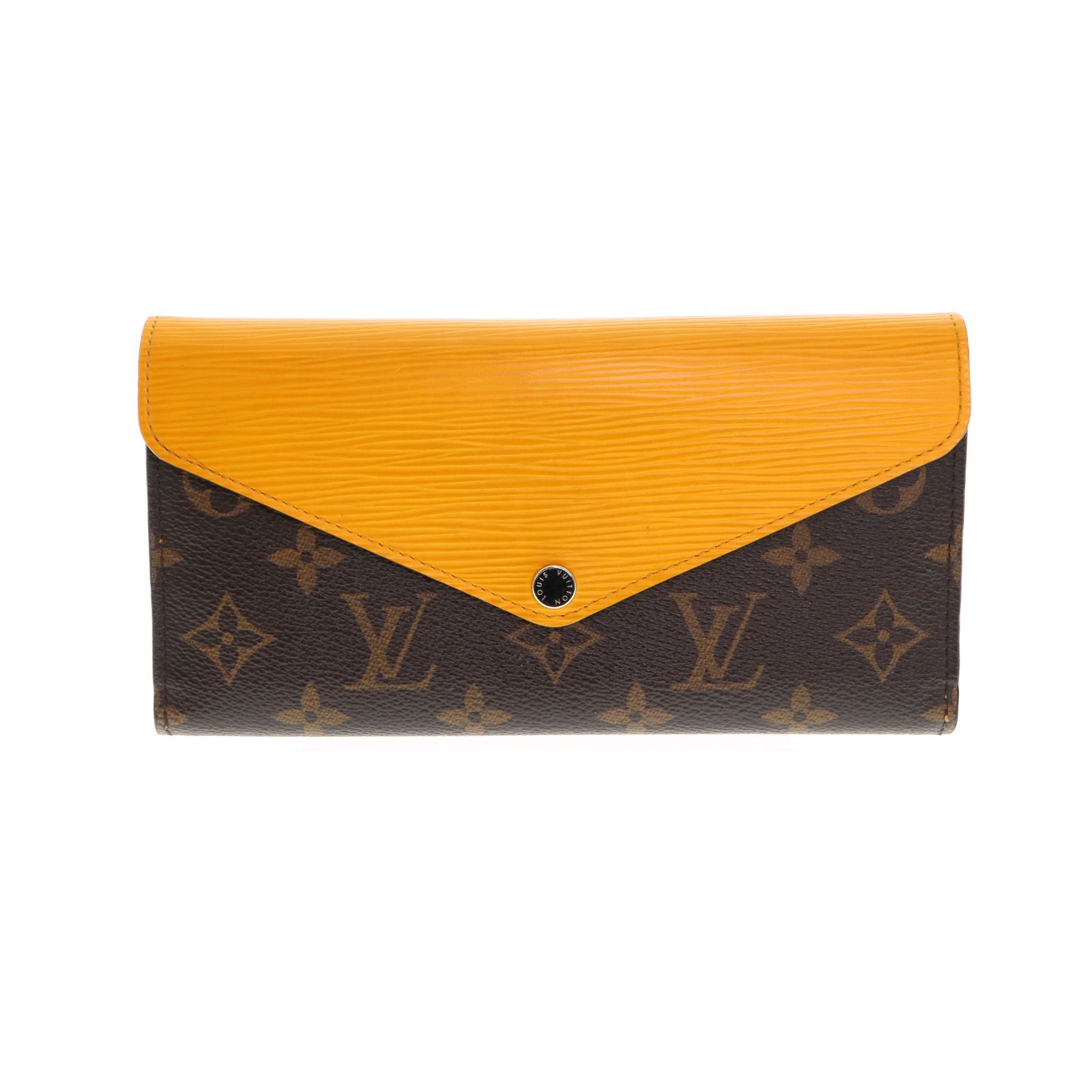 【中古】LOUIS VUITTON ルイ・ヴィトン M60433 ポルトフォイユ・マリールーロン モノグラム エピ 長財布 レディース メンズ 財布 ブラウン イエロー ブランド