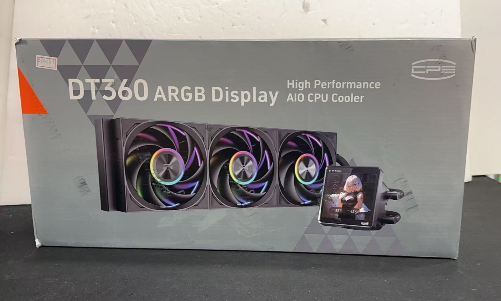 ★PCCOOLER DT360 ARGB Display BK 水冷CPUクーラー / 開封未使用品 ++　924241 6940526114376