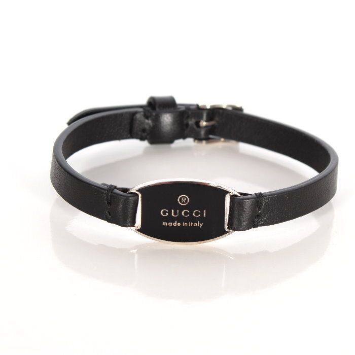 グッチ GUCCI トレードマーク レザー ブレスレット 797195 JAAGY 8163
