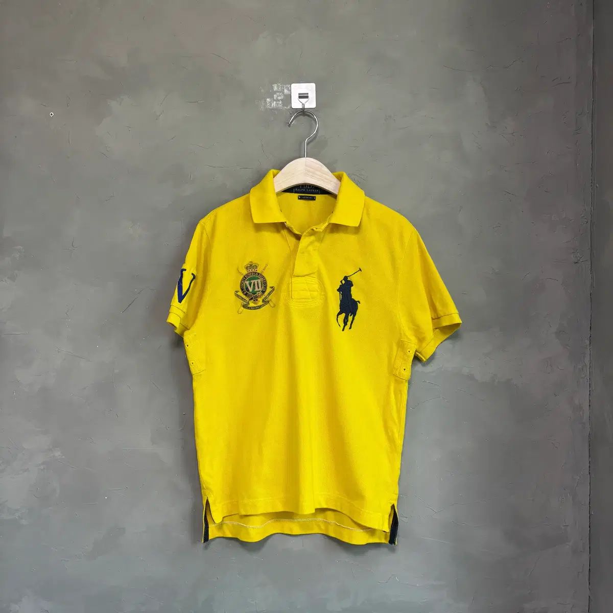 POLO RALPH LAUREN ポロラルフローレン チーフキーフ ビックポニー カラーTシャツ 半袖 イエロー