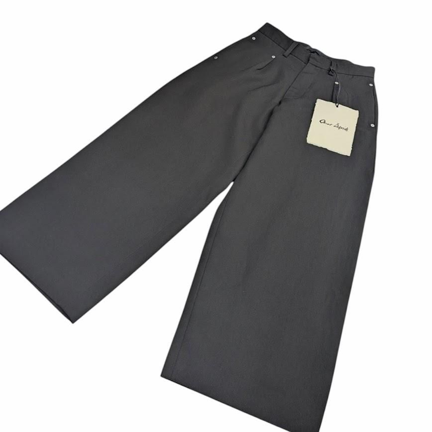 OMAR AFRIDI オマールアフリディ RIVETED WIDE CROPPED TEOUERS ワイド