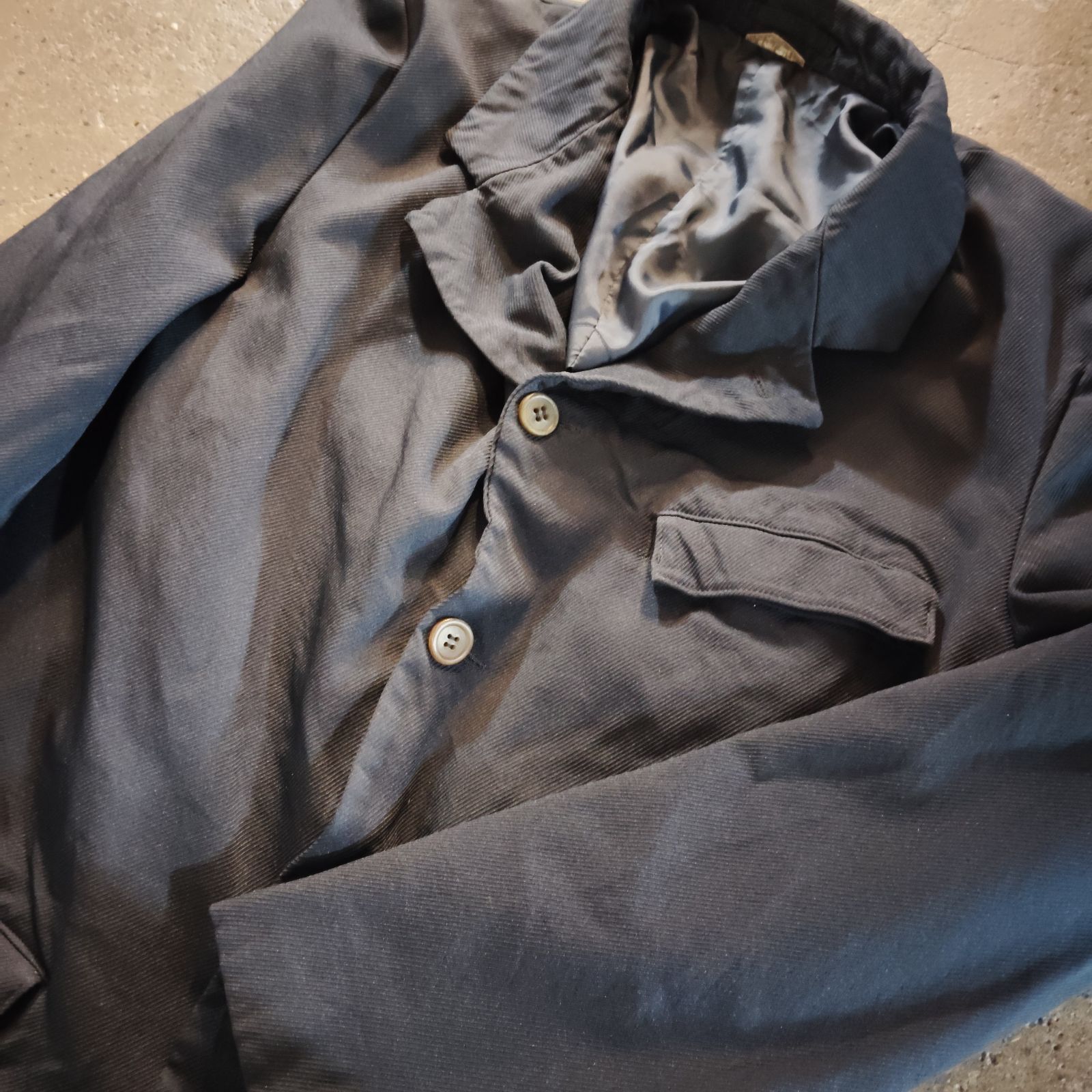 COMME des GRACONS HOMME DEUX 22aw エステル縮絨 4Bジャケット 