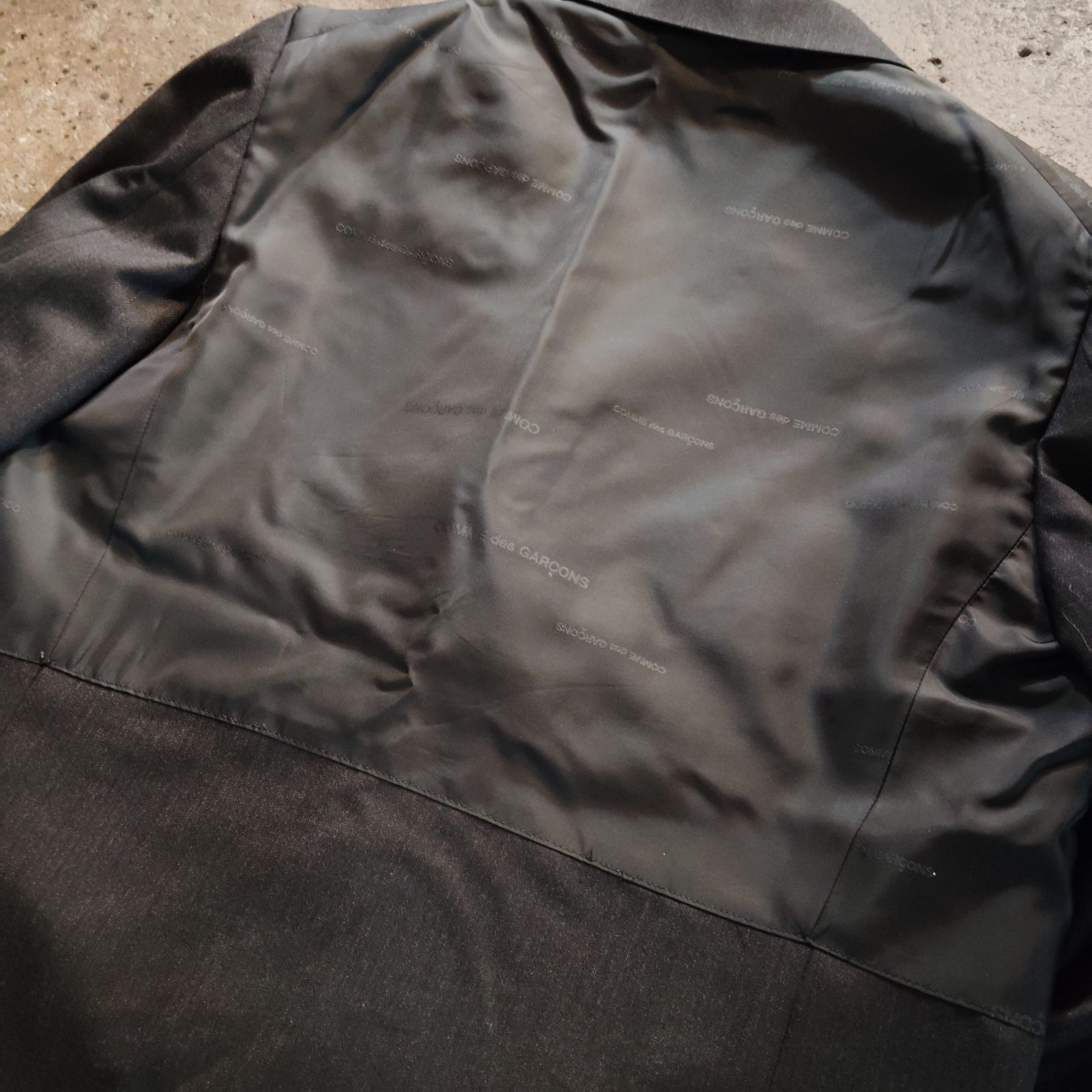 COMME des GRACONS HOMME DEUX 22aw ロゴテキストスタイル キュプラ 