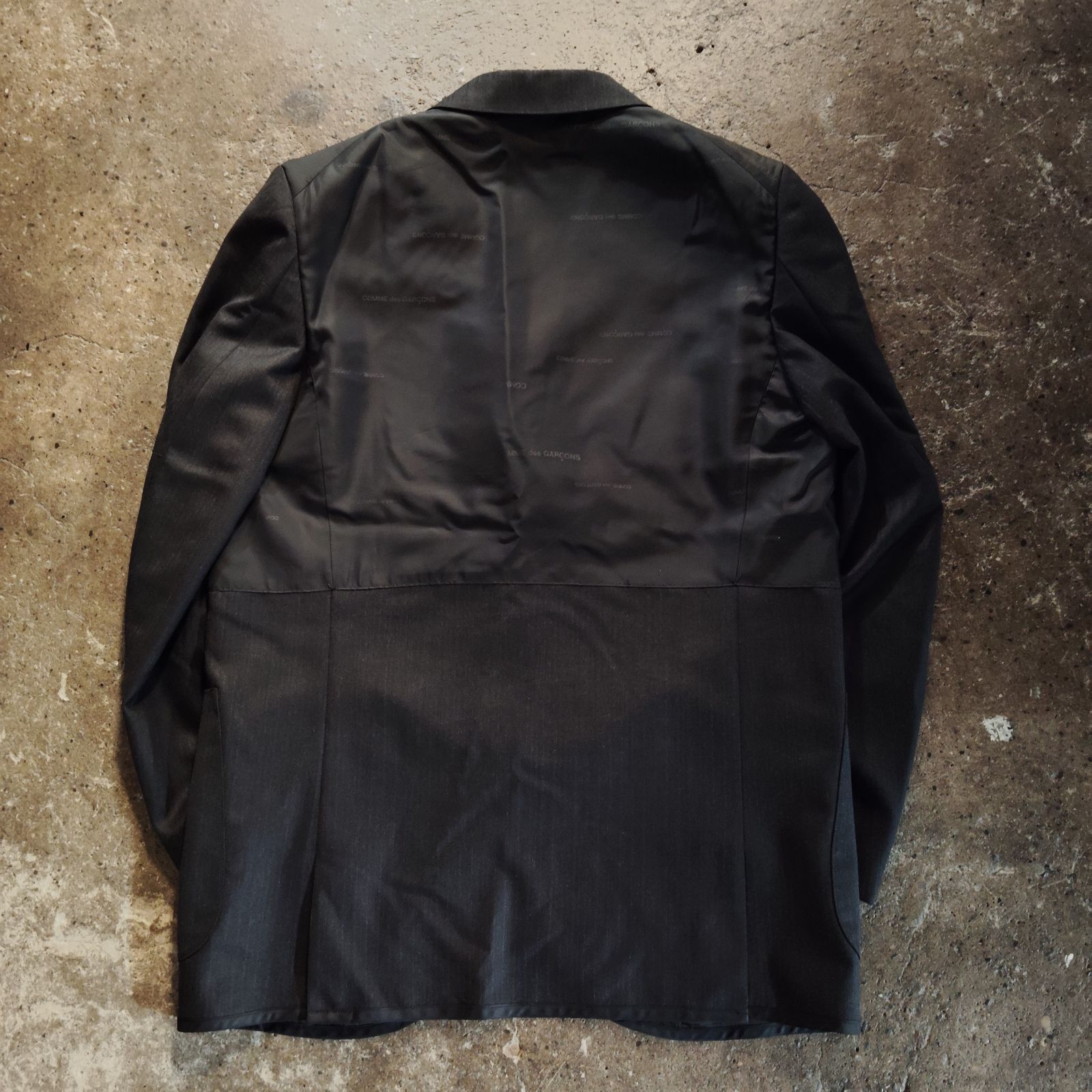 COMME des GRACONS HOMME DEUX 22aw ロゴテキストスタイル キュプラ 