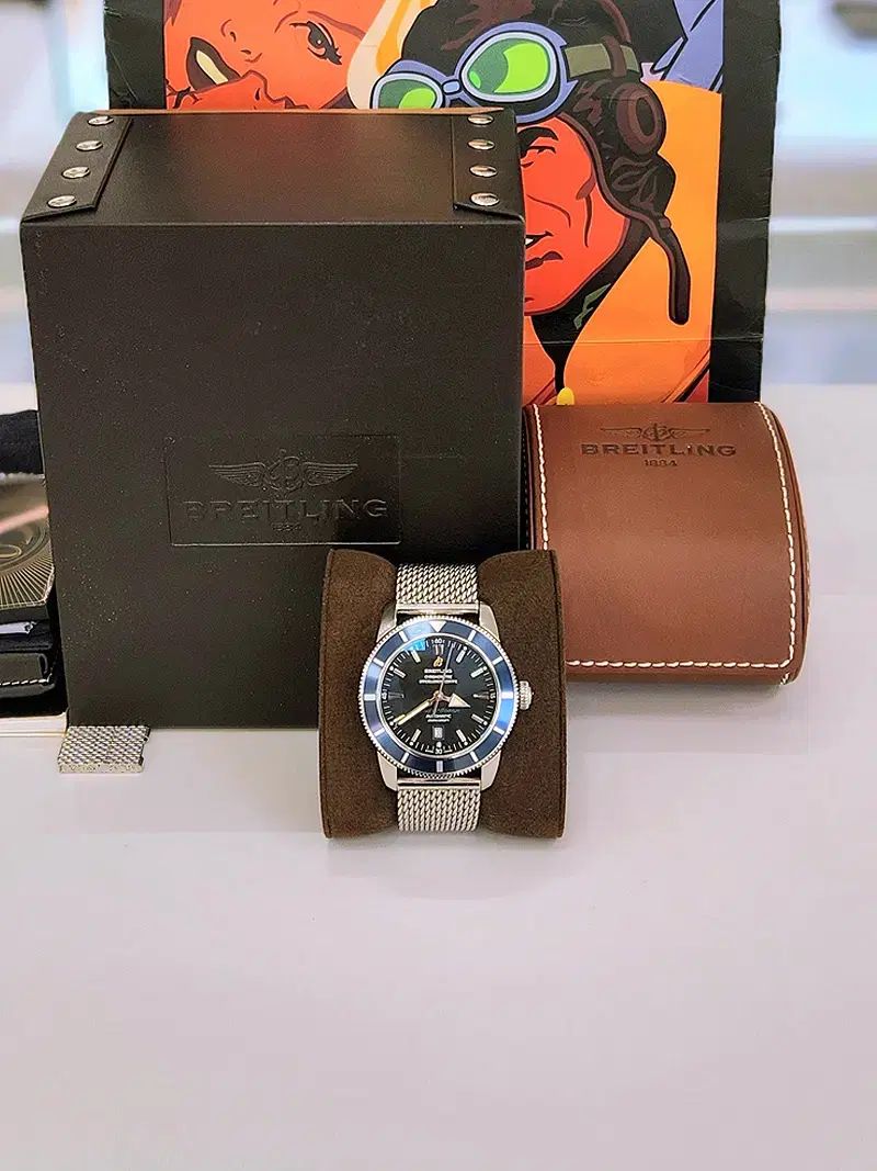 ブライトリング スーパーオーシャン ヘリテイジ スチール 46MM メンズウォッチ A17320