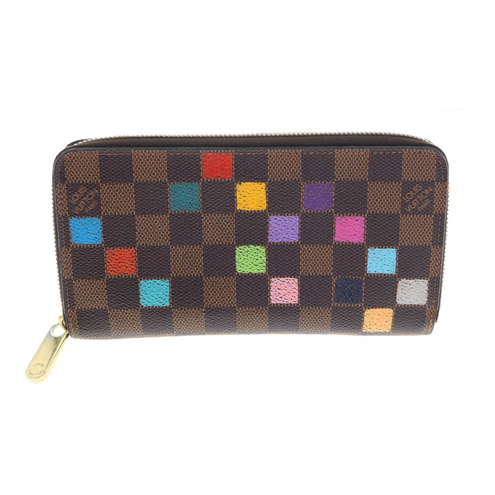 中古】LOUIS VUITTON ルイ・ヴィトン ジッピ―ウォレット カラフル