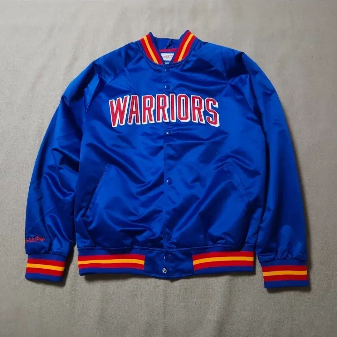 新品 L ゴールデンステイト ジャケット ミッチェル＆ネス NBA