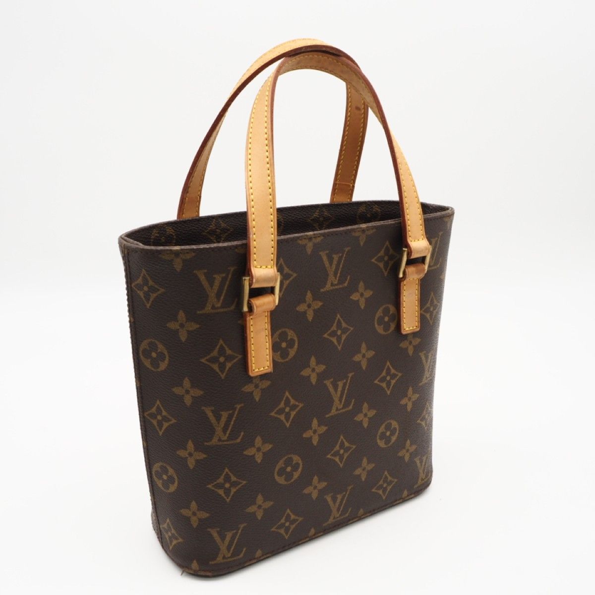 ★3日以内返品可★ LOUIS VUITTON ルイ・ヴィトン モノグラム ヴァヴァンPM M51172 ハンドバッグ ブラウン コーティングキャンバス レザー レディース