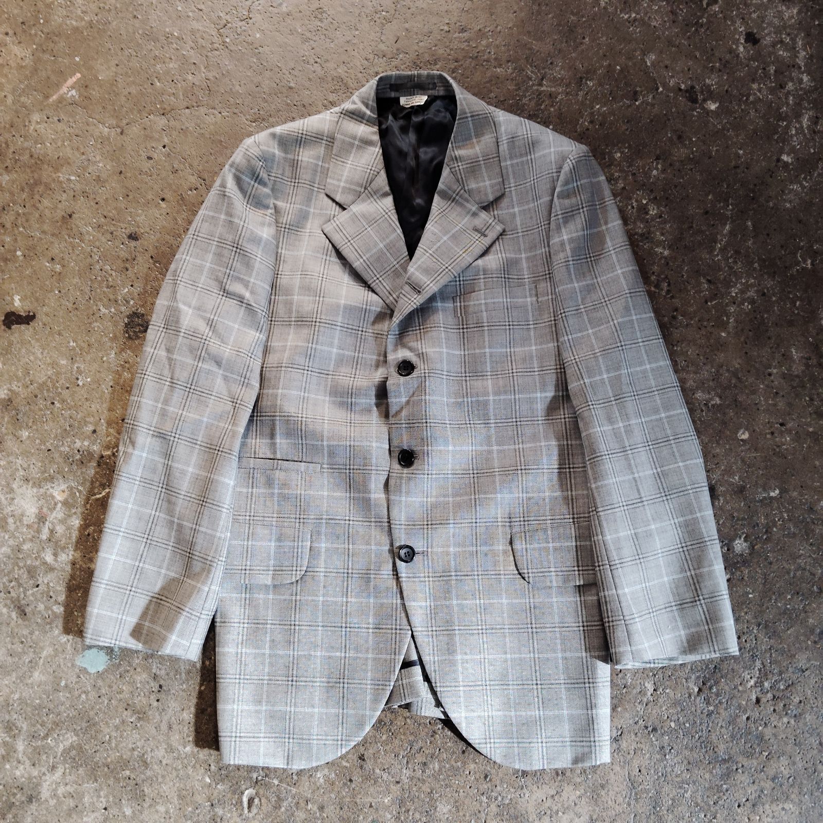 COMME des GARCONS HOMME DEUX 24ss グレンチェック 4Bジャケット M