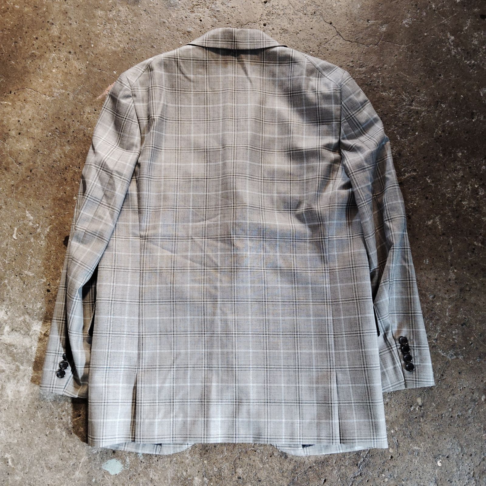 COMME des GARCONS HOMME DEUX 24ss グレンチェック 4Bジャケット M