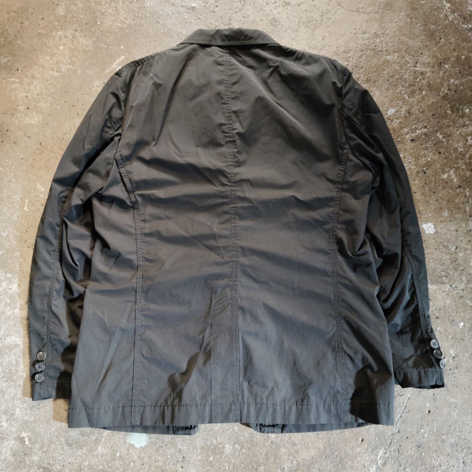 COMME des GARCONS HOMME 21aw コットンポリ 3Bジャケット ラペル