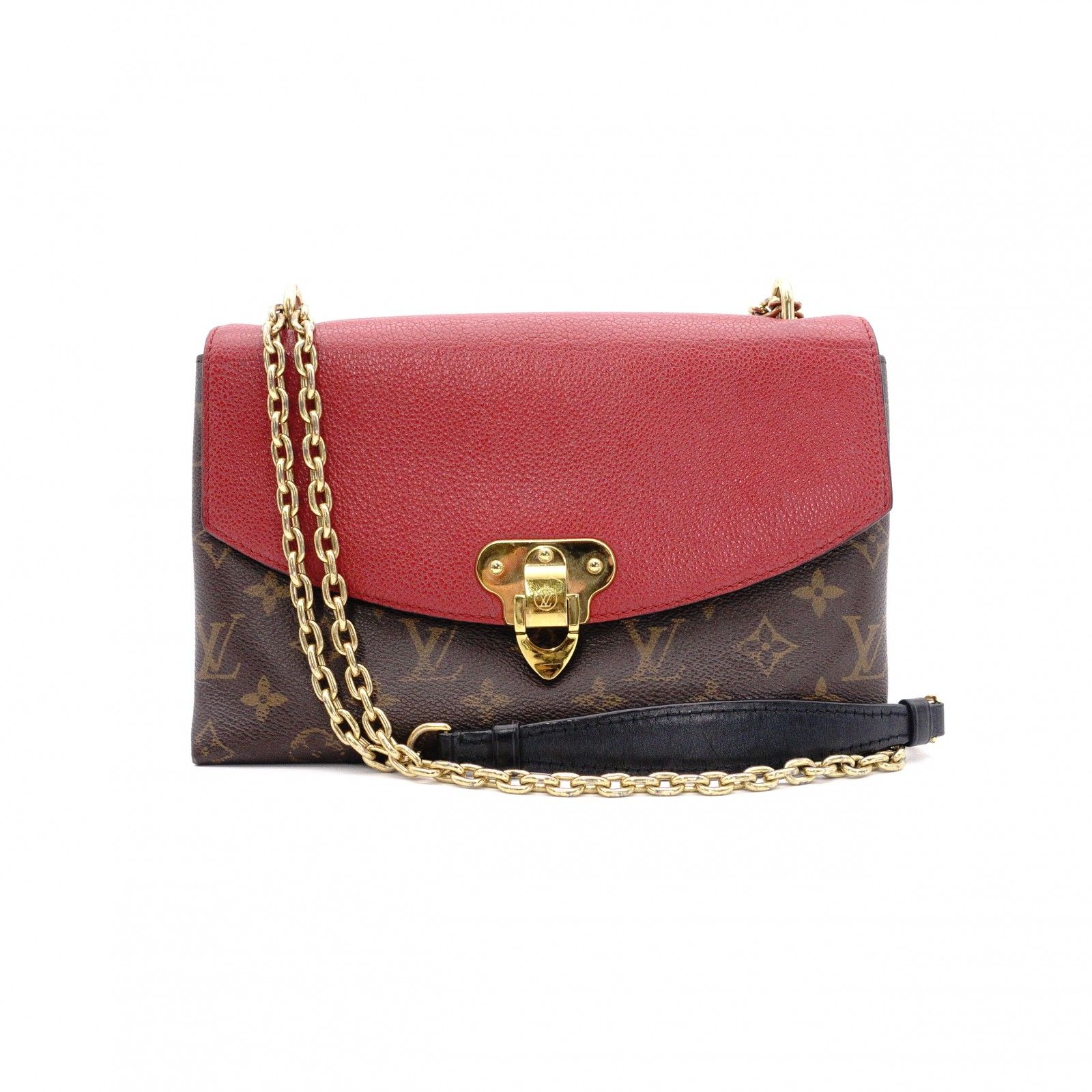 LOUIS VUITTON ルイヴィトン サンプラシード モノグラム キャンバス ショルダーバッグ PVC/レザー ブラウン