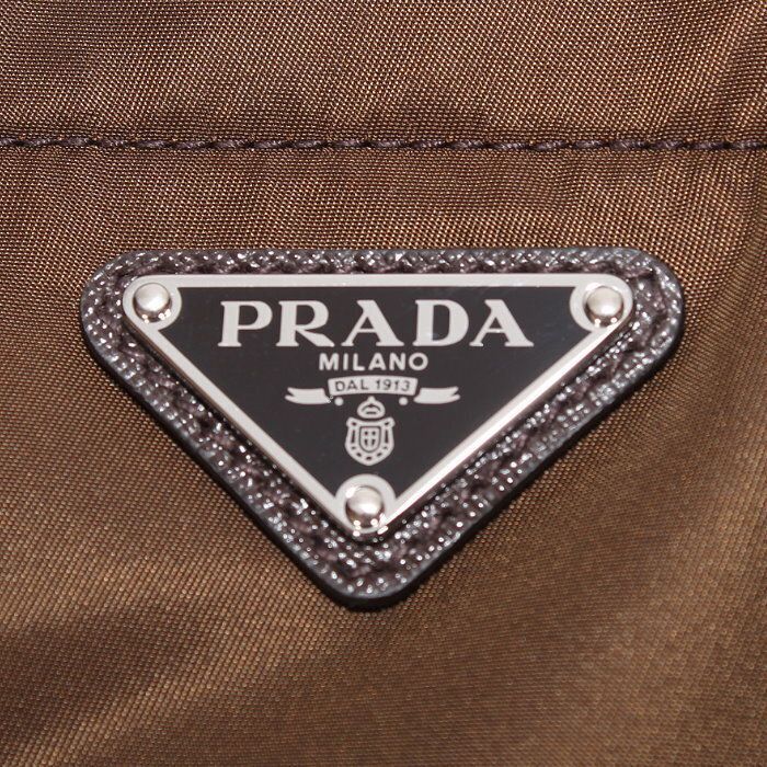 PRADA プラダ ナイロン トートバッグ 1BG108 R064 F0038 BRUCIATO