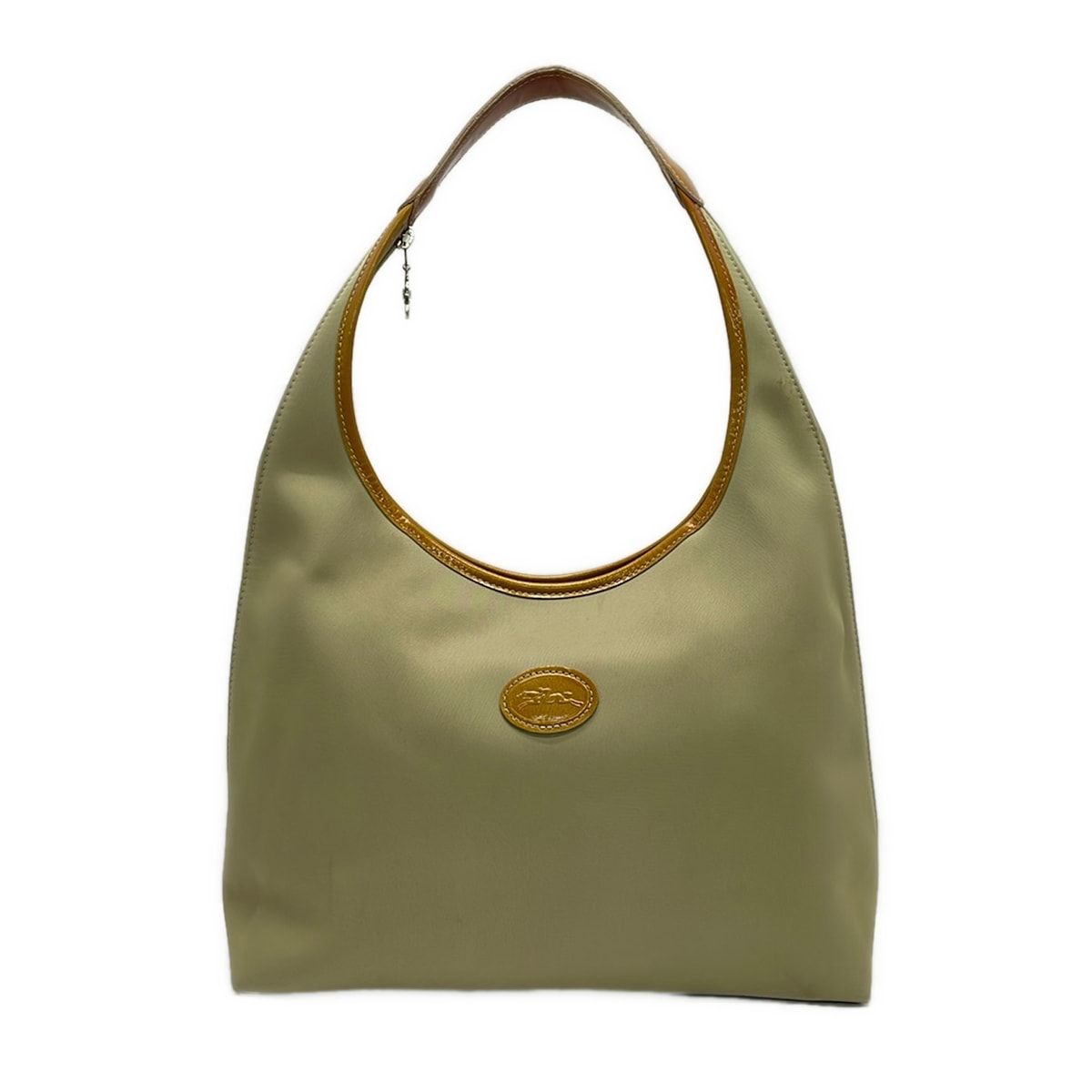 LONGCHAMP(ロンシャン) ショルダーバッグ - ベージュ×ライトブラウン 