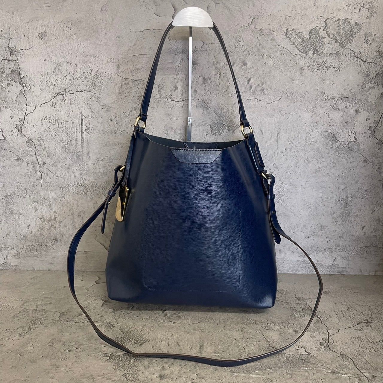 美品 LAUREN RALPH LAUREN ラルフローレン 2way ショルダーバッグ 