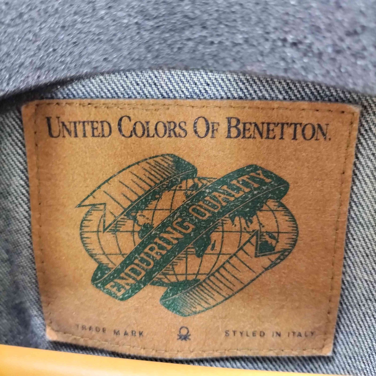 BENETTON 90s イタリア製 3rdタイプ トラッカージャケット 美品 ユナイテッドカラーズオブベネトン UNITED COLORS OF BENETTON 90~00S