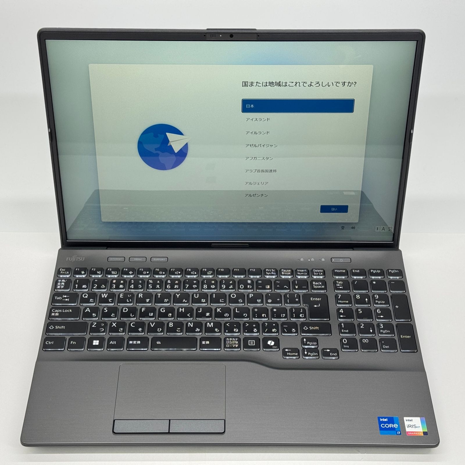 美品 FUJITSU LIFEBOOK AH51/J3 i7-1255U 16GB SSD 512GB 16インチ