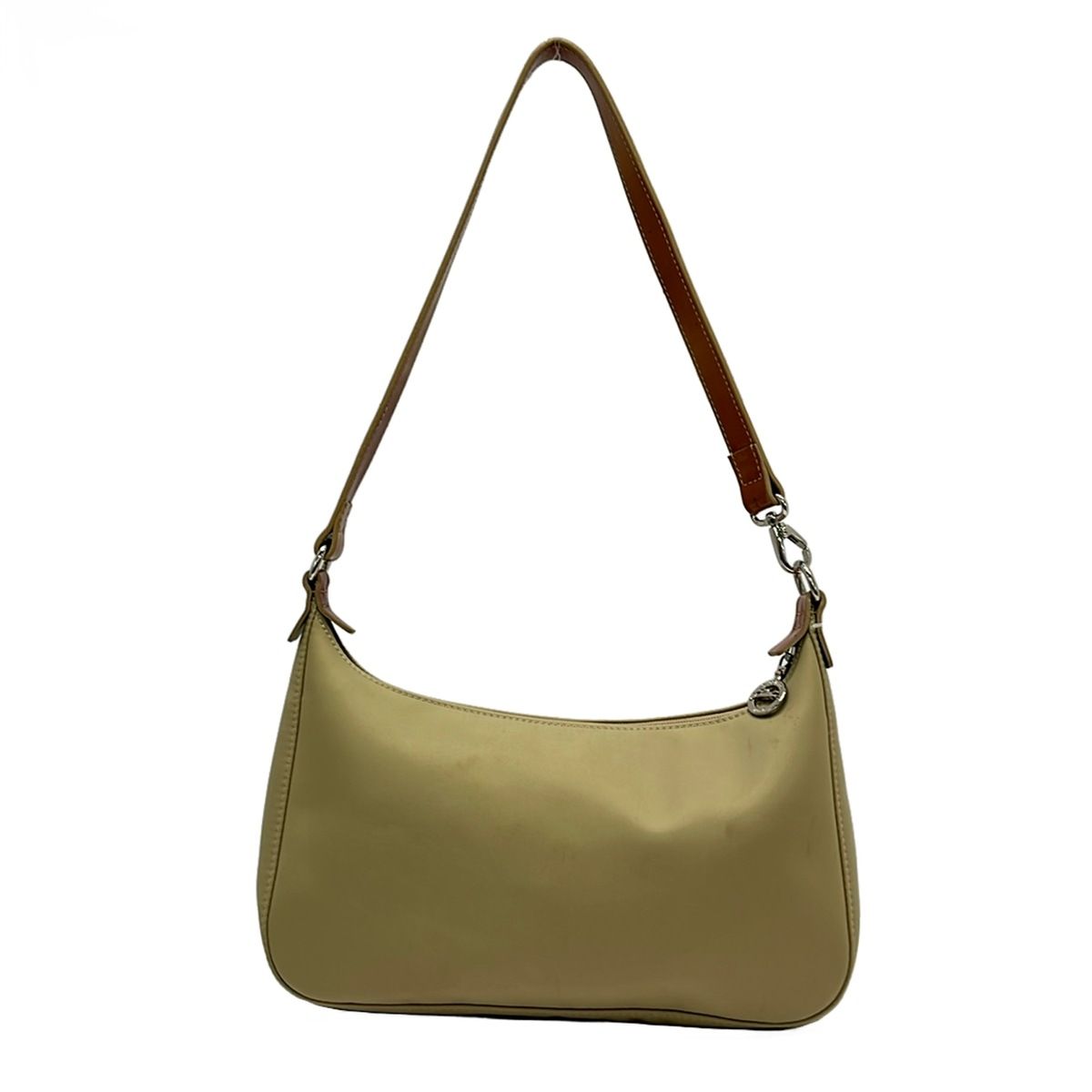 LONGCHAMP(ロンシャン) ショルダーバッグ美品 - ベージュ×ブラウン 