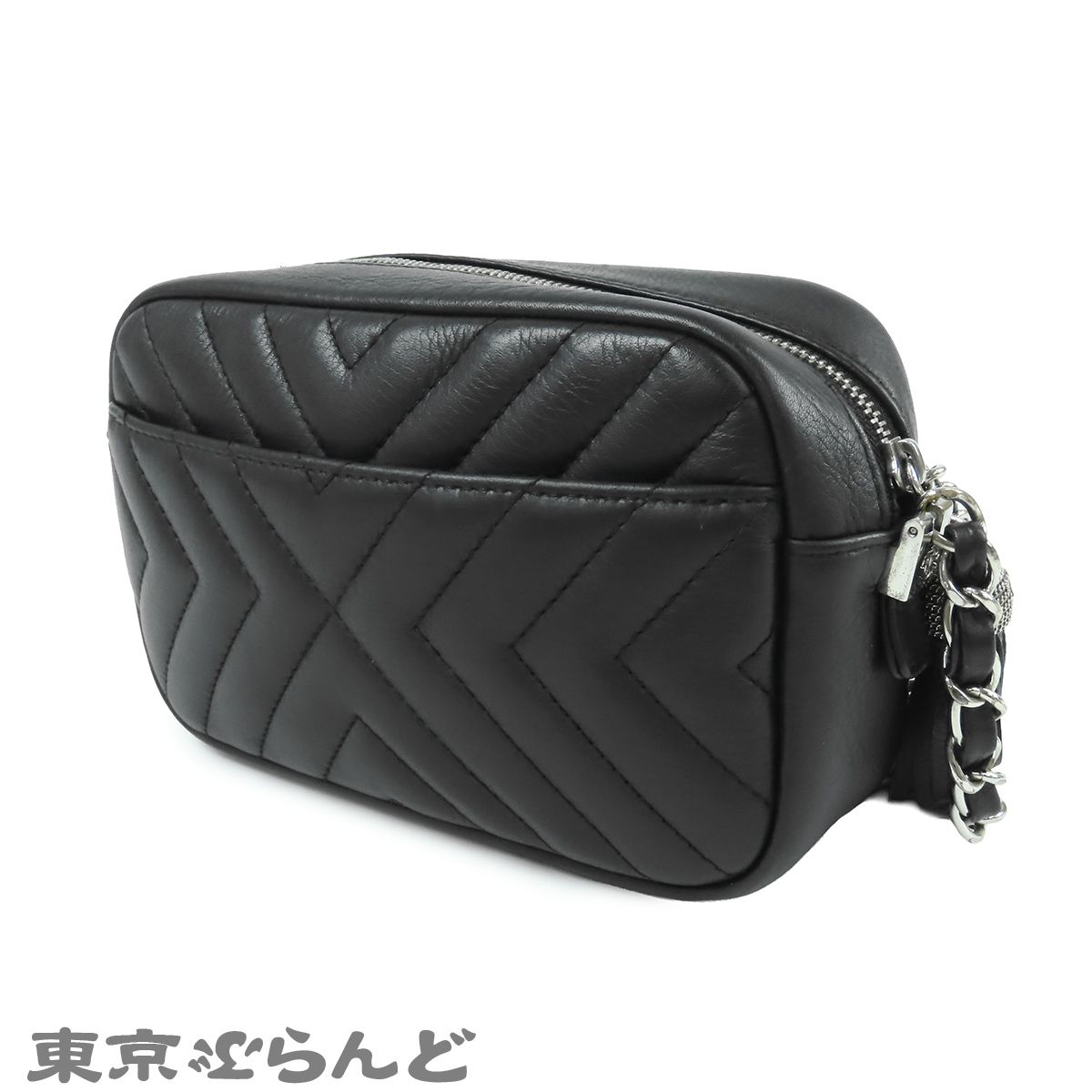 シャネル CHANEL チェーンショルダーバッグ A57617 ブラック 黒