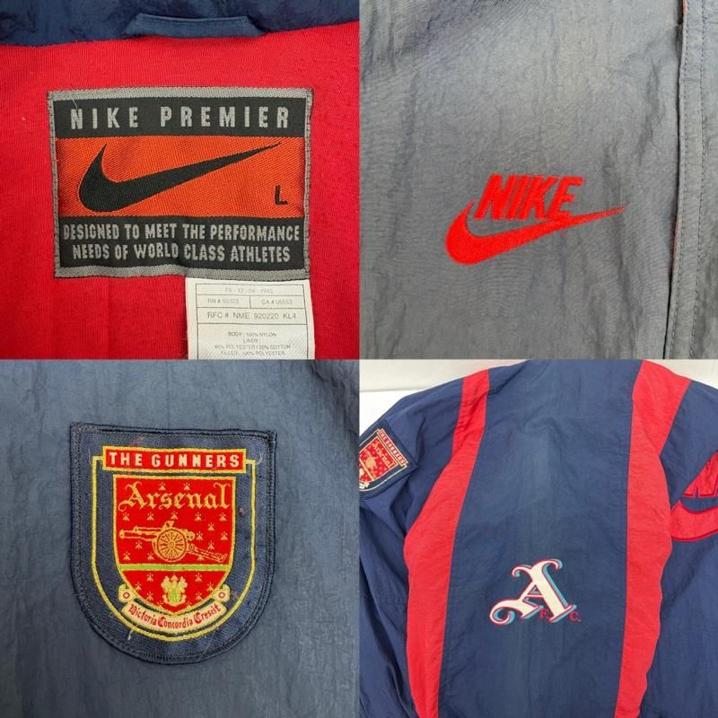 ナイキ 90s PREMIER アーセナルFC ナイロン コート RFC#NME920220KL4