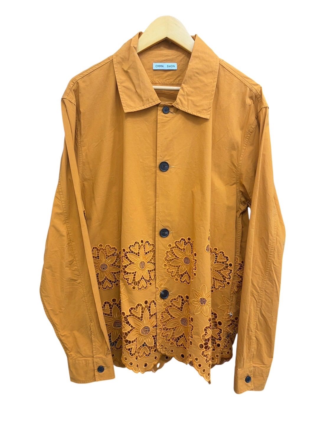 CMMN SWDN コモンスウェーデン　Pierre Overshirt オーカー系　サイズ50