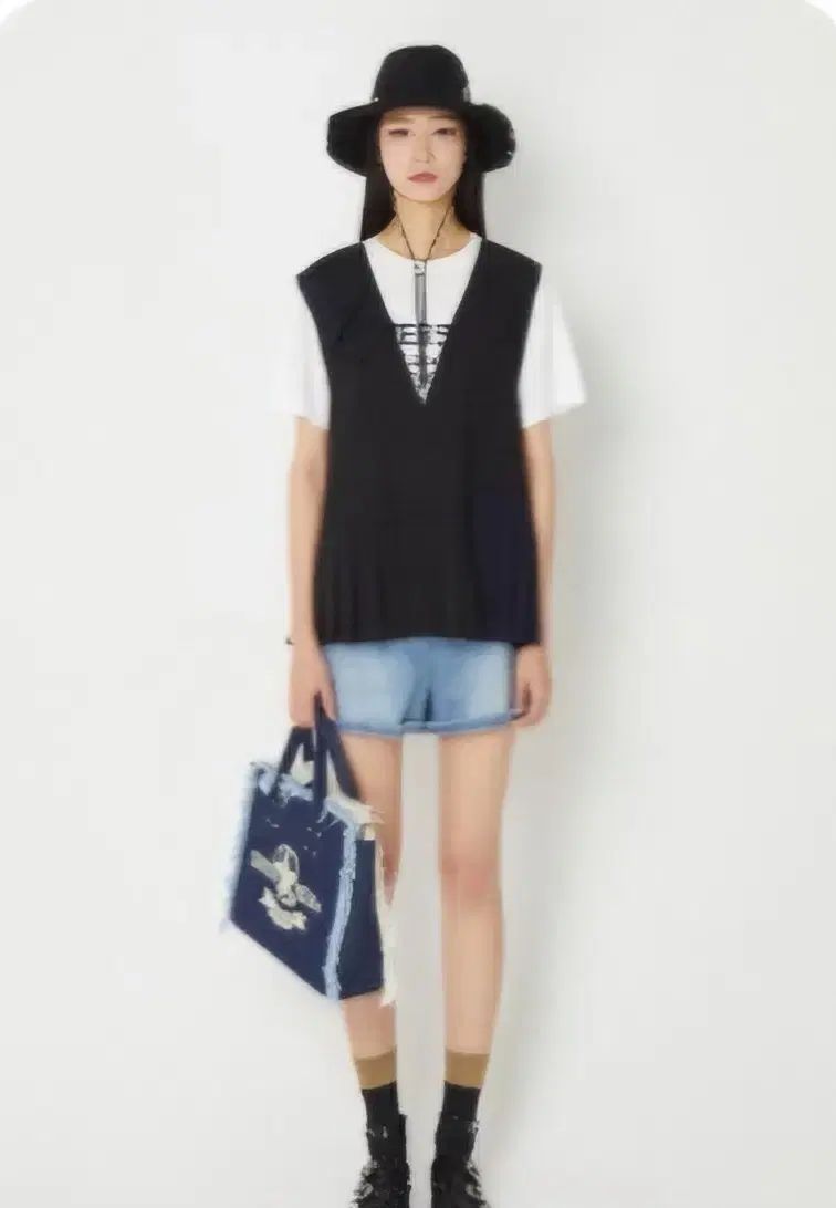 LUCKY CHOUETTE ラッキーシュエトゥ ベスト兼ブラウス 38サイズ 新品
