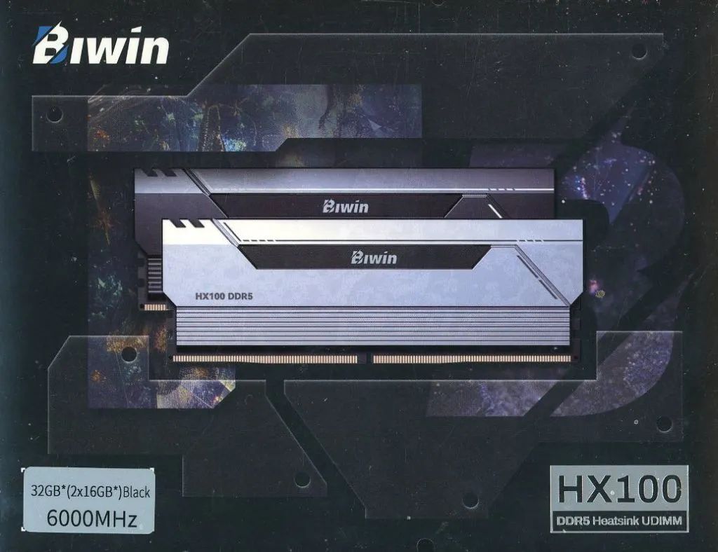 【中古】PCハード Biwin デスクトップ用メモリ HX100 DDR5 6000MHz CL30 (PC5-48000) 32GB(16GB×2)(ブラック)[B5HX100326030ER2G-BB001] 29,185円