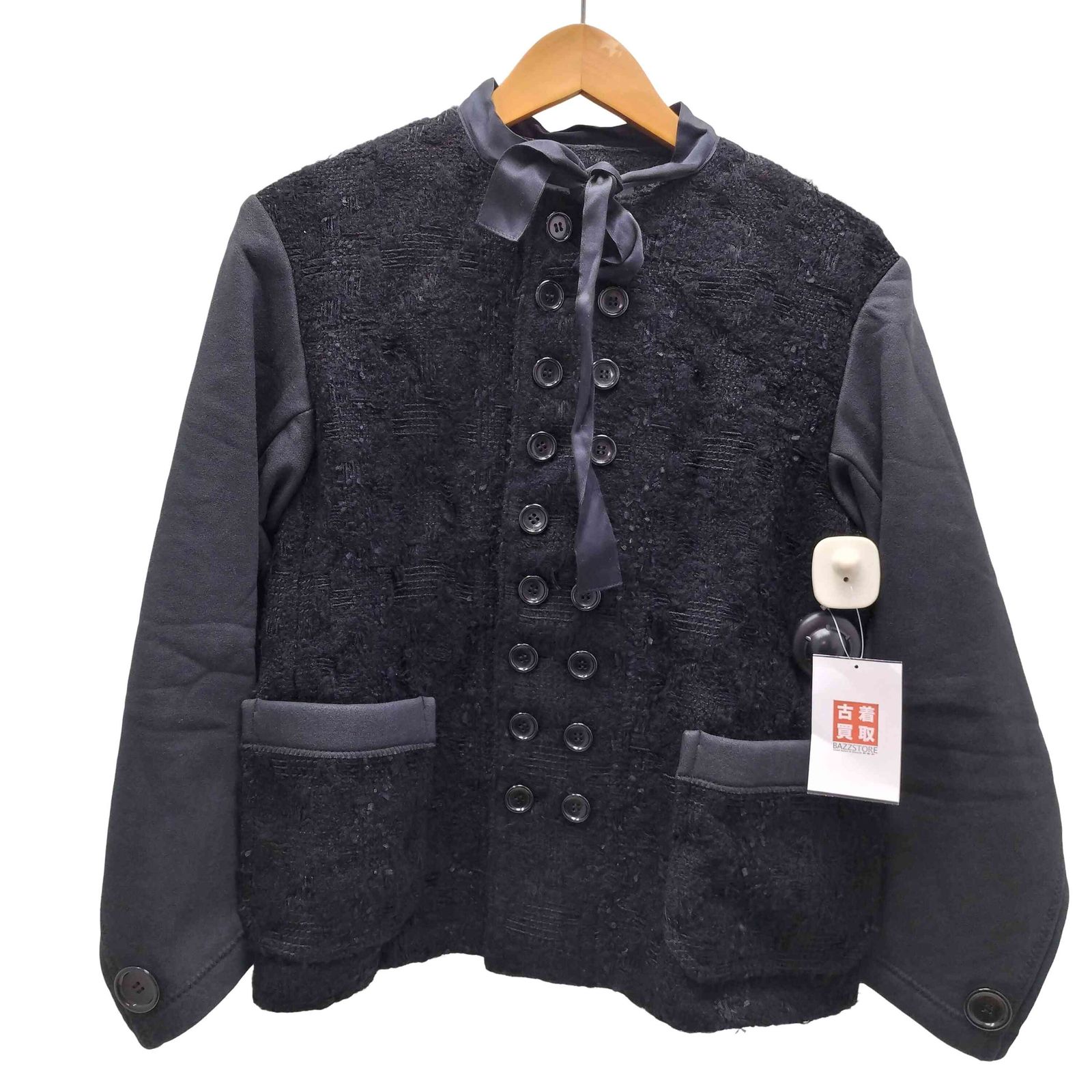 トリココムデギャルソン tricot COMME des GARCONS 18AW AD2018 Tweed Double Jacket レディース JPN：S