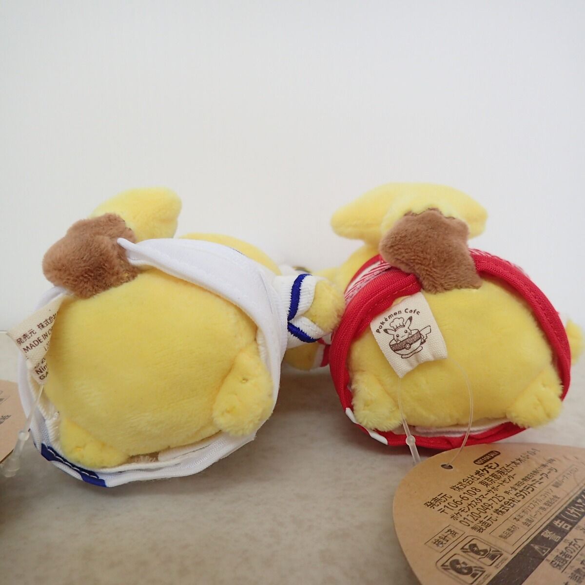 ポケモンカフェ マスコット ウェイトレスピカチュウ/シェフピカチュウ 