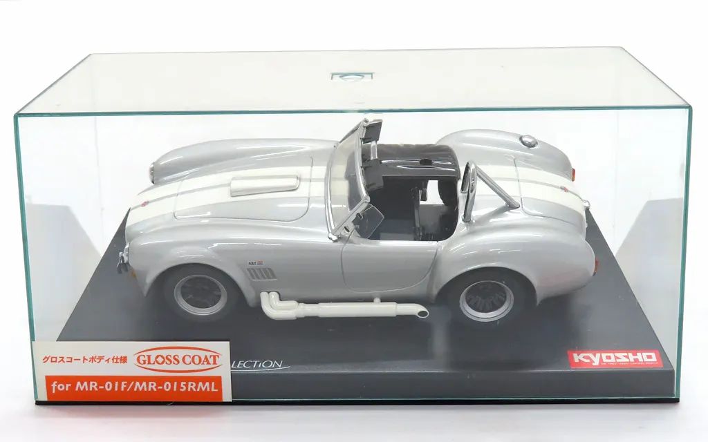 【中古】ラジコン 1/27 シェルビーコブラ 427S/C(シルバー) グロスコートボディ仕様 ミニッツレーサー用替えボディ 「オートスケールコレクション」 [MZG38S]