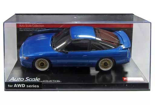 【中古】ラジコン 1/27 日産 シルエイティー(ブルー) ファインハンドポリッシュボディ仕様 ミニッツレーサー用替えボディ 「オートスケールコレクション」 [MZP434BL]