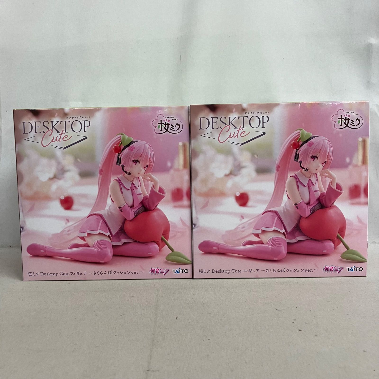 未開封 初音ミク Desktop Cute 桜ミク さくらんぼクッション